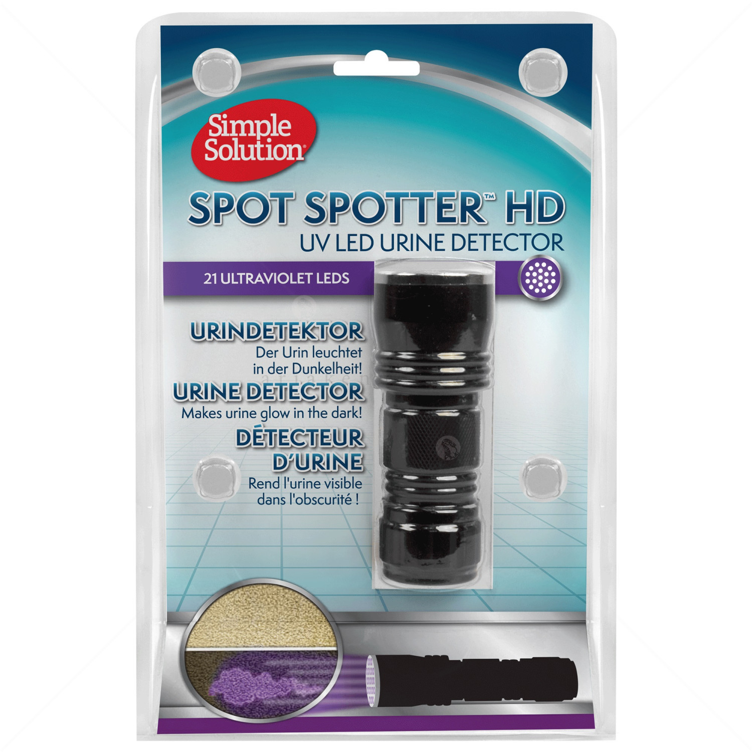 SIMPLE SOLUTION Spotter UV Детектор за петна от урина