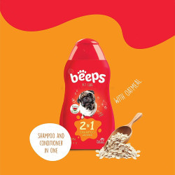 BEEPS Pet Care 2в1 Шампоан с балсам, 502 мл.