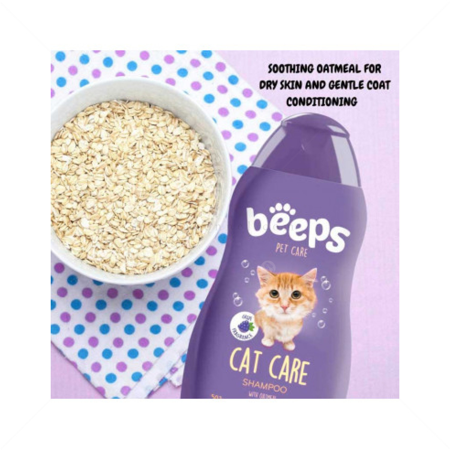 BEEPS Pet Care Шампоан за котки 502 мл.