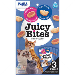 INABA Juicy Bites 3х11.3 гр. сочни хапки с риба тон и пилешко месо