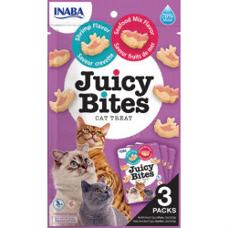 INABA Juicy Bites 3х11.3 гр. сочни хапки със скариди и морски дарове