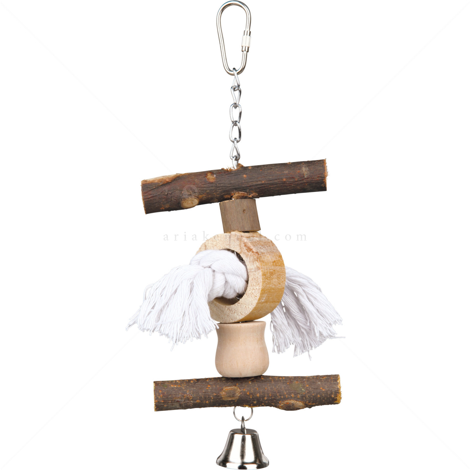 Дървена играчка с въже и камбана TRIXIE