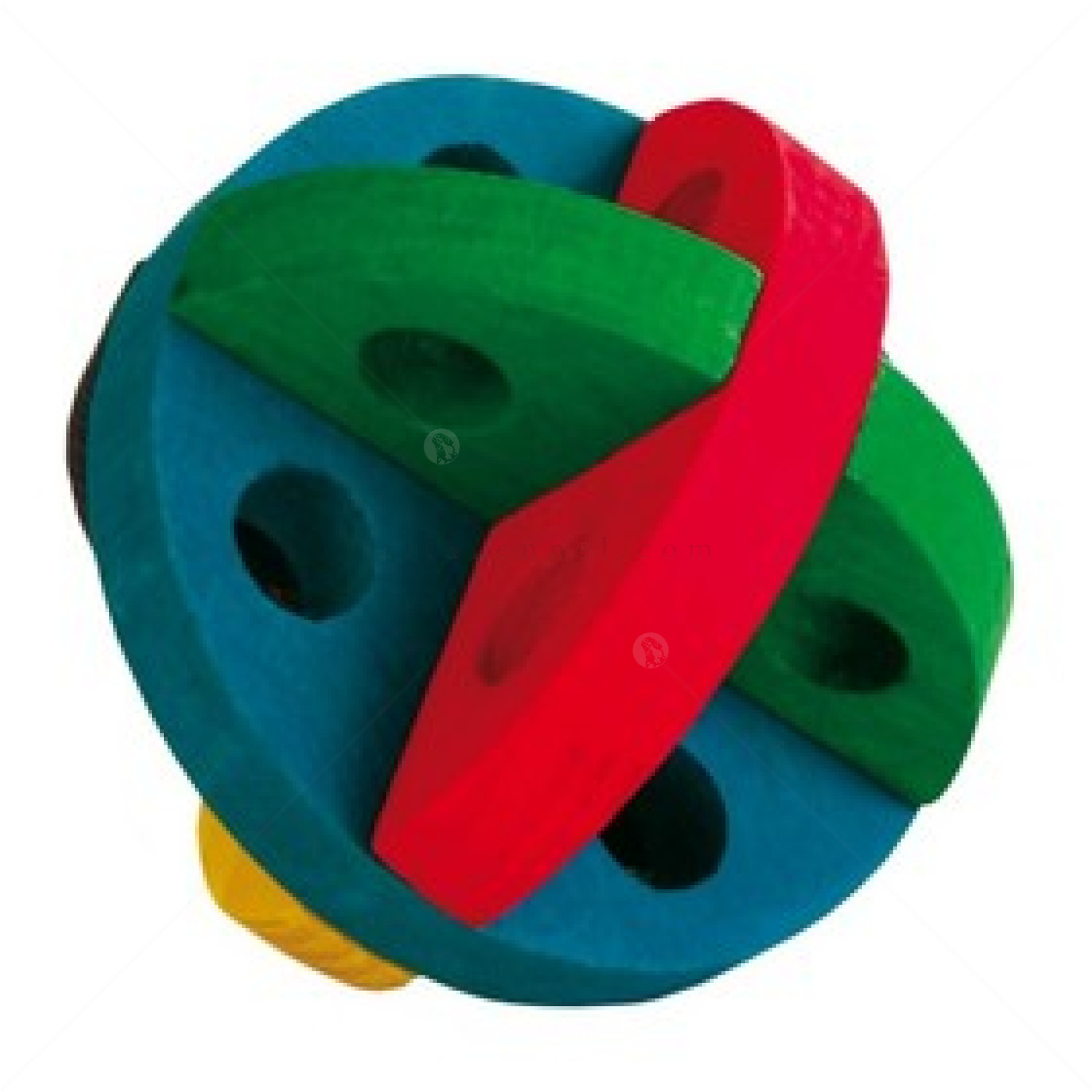 TRIXIE Дървена цветна топка за гризачи